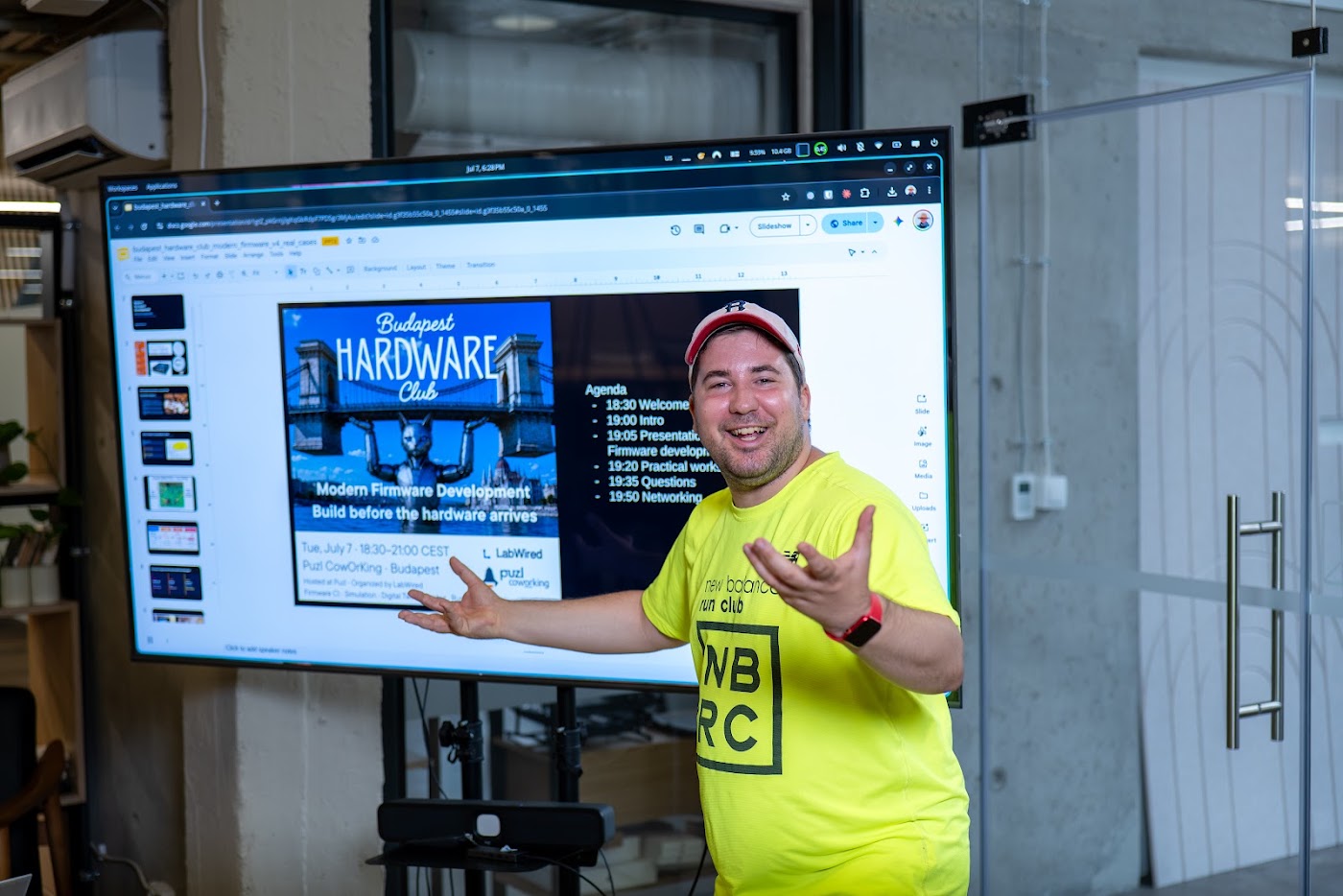 Hardware devices on the slide
